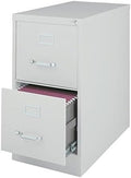 2 Drawer Letter File Cabinet in Gray D12499