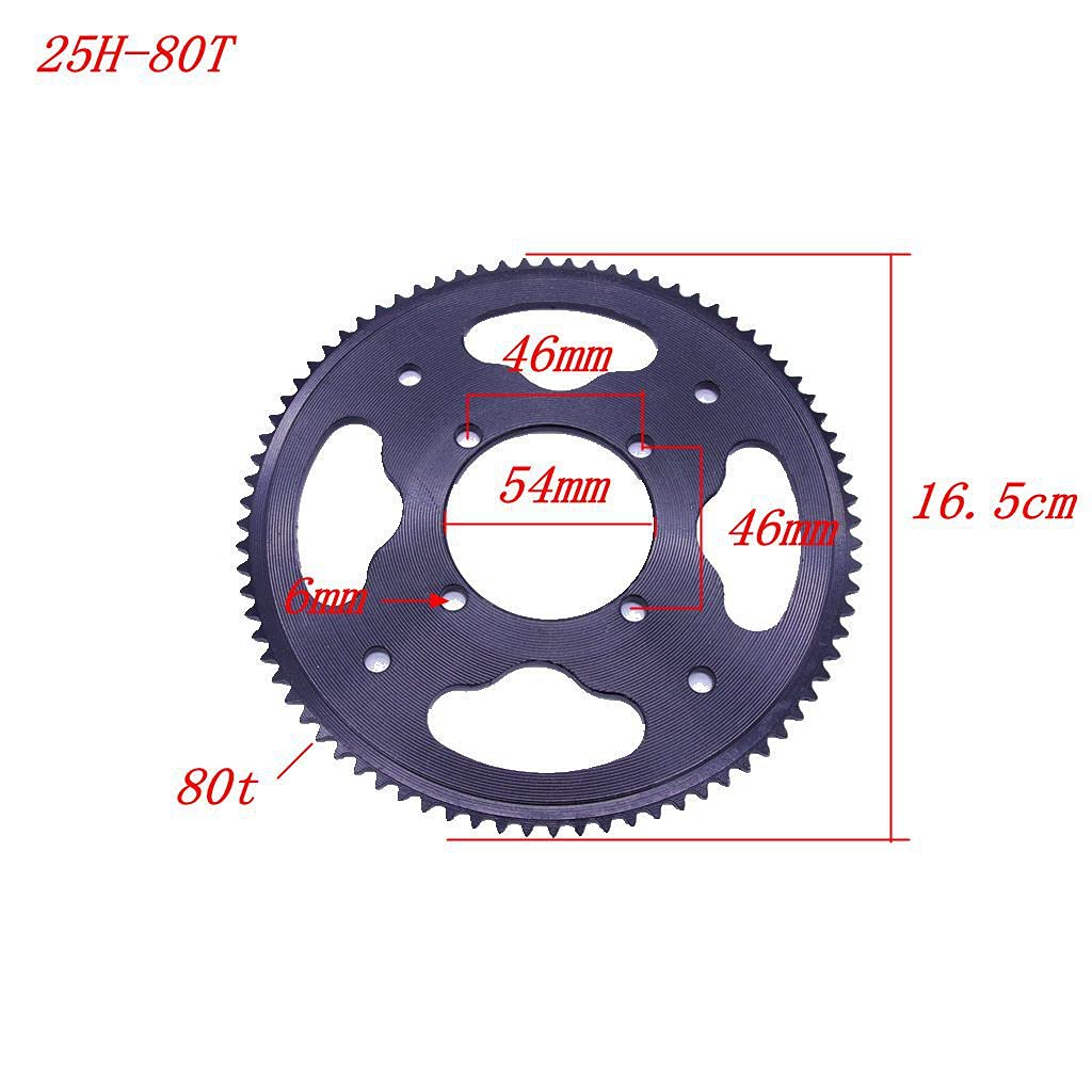 Rear Chain Sprocket 80T 54mm for 47cc 49cc Engine L7115