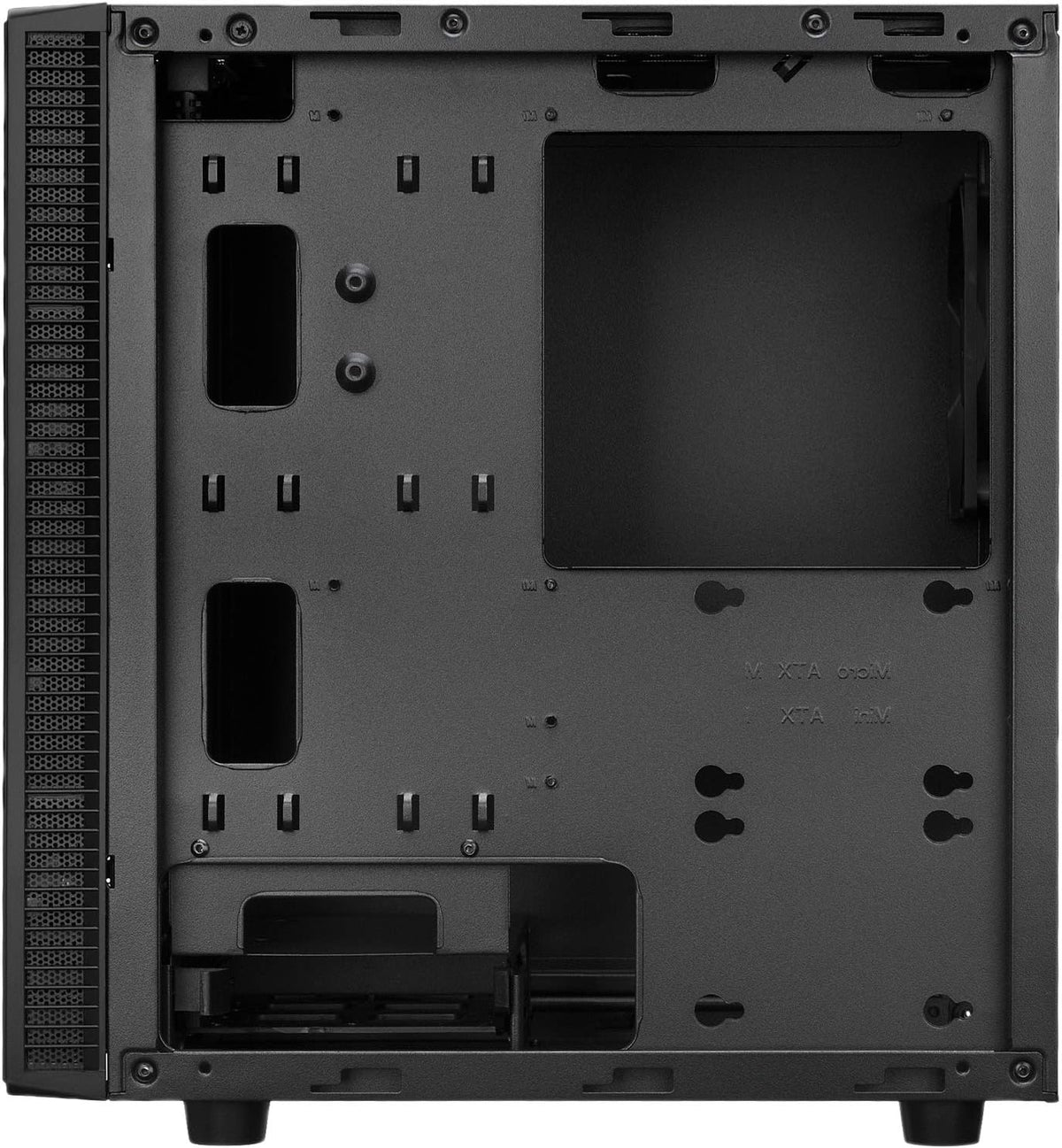 Micro ATX Mini Tower PC Case with 1 Pre-Installed Fan O1724