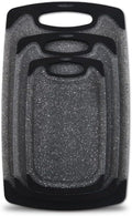 Set of 3 Cutting Boards with Juice Grooves & Carrying Handle O376987