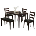 5pcs Solid Wood Dining Set W692135