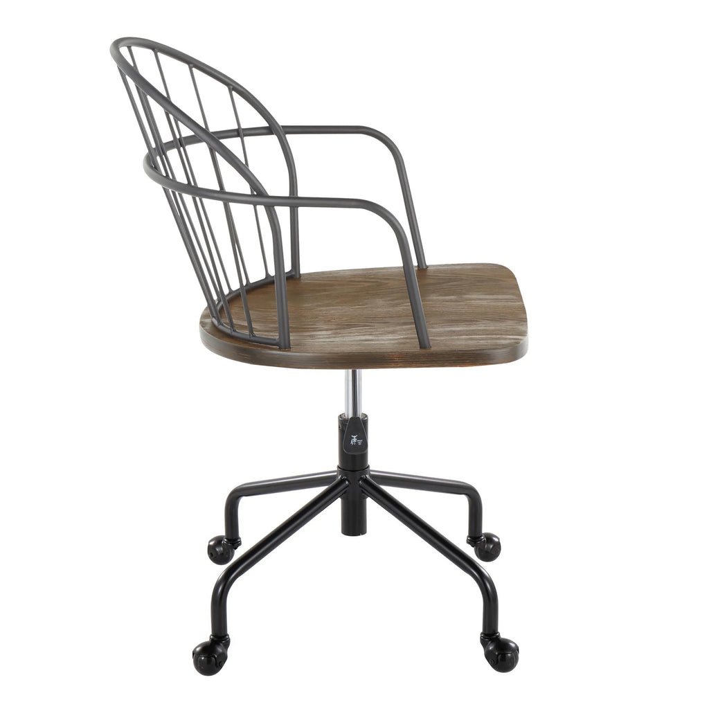 Adjustable Farmhouse Office Chair H568582
