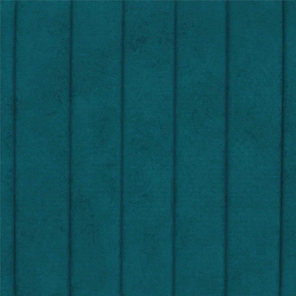 Emerald Green Velvet Upholstered Accent Chair and a Half O4604