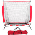 5'x5' Baseball Softball Practice Net with Metal Frame & Carry Case M360