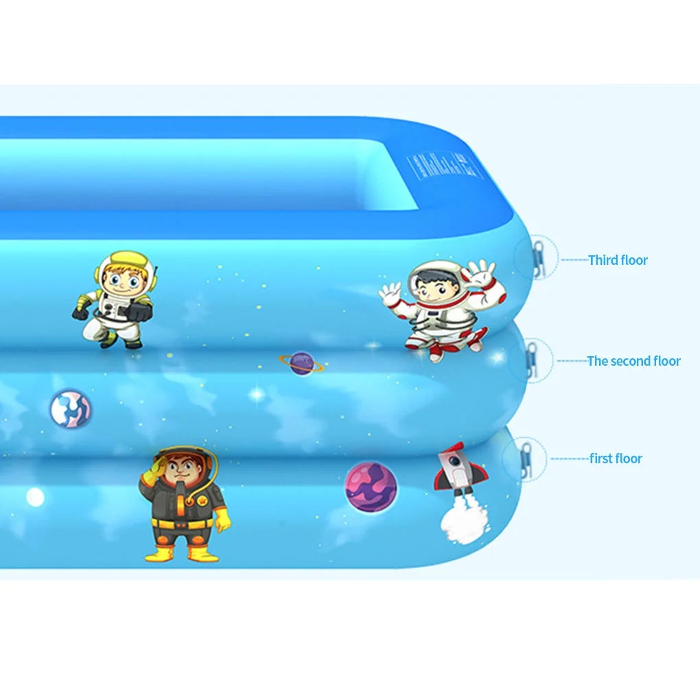 Large Children Cartoon Raft Swimming Pool Y242393