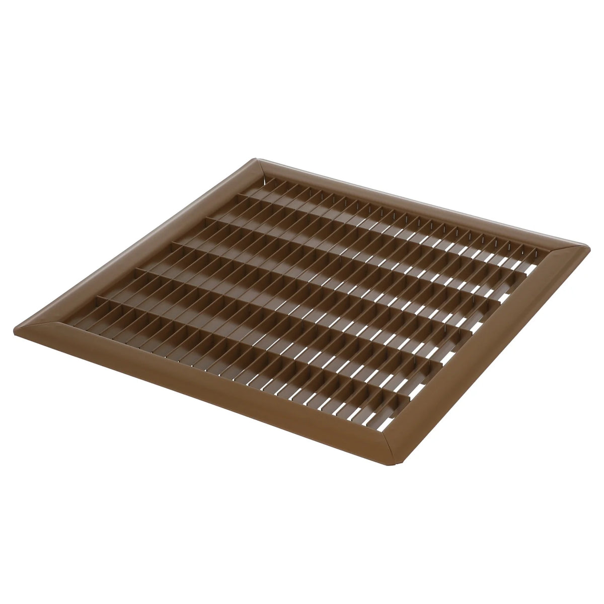 6in x 8in Imperial Brown Heavy Gauge Steel Floor Grille Q884