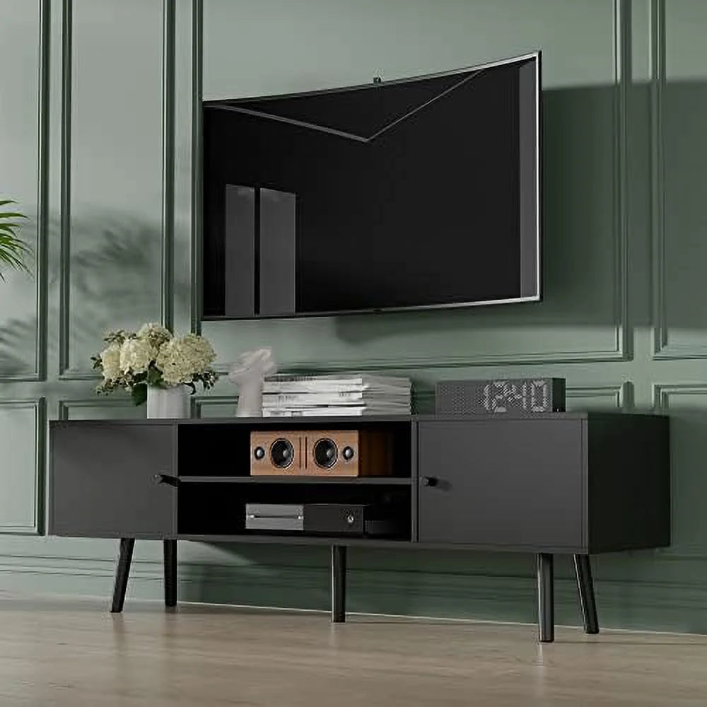 White Wooden TV Stand K33217