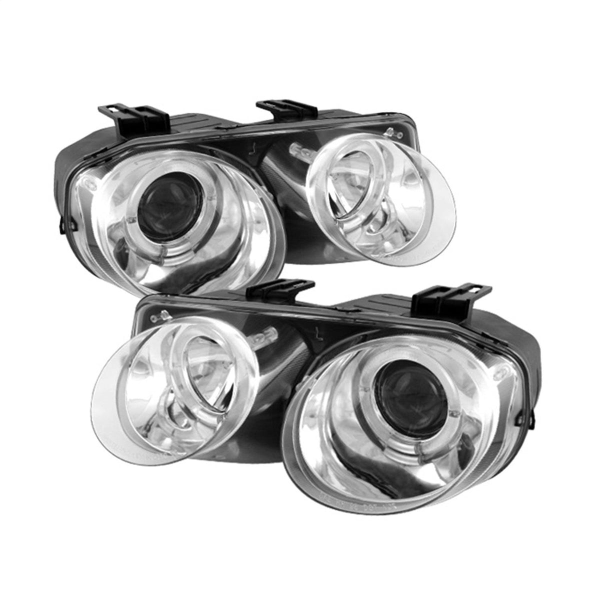 Chrome LED Halo Projector Headlights E94326