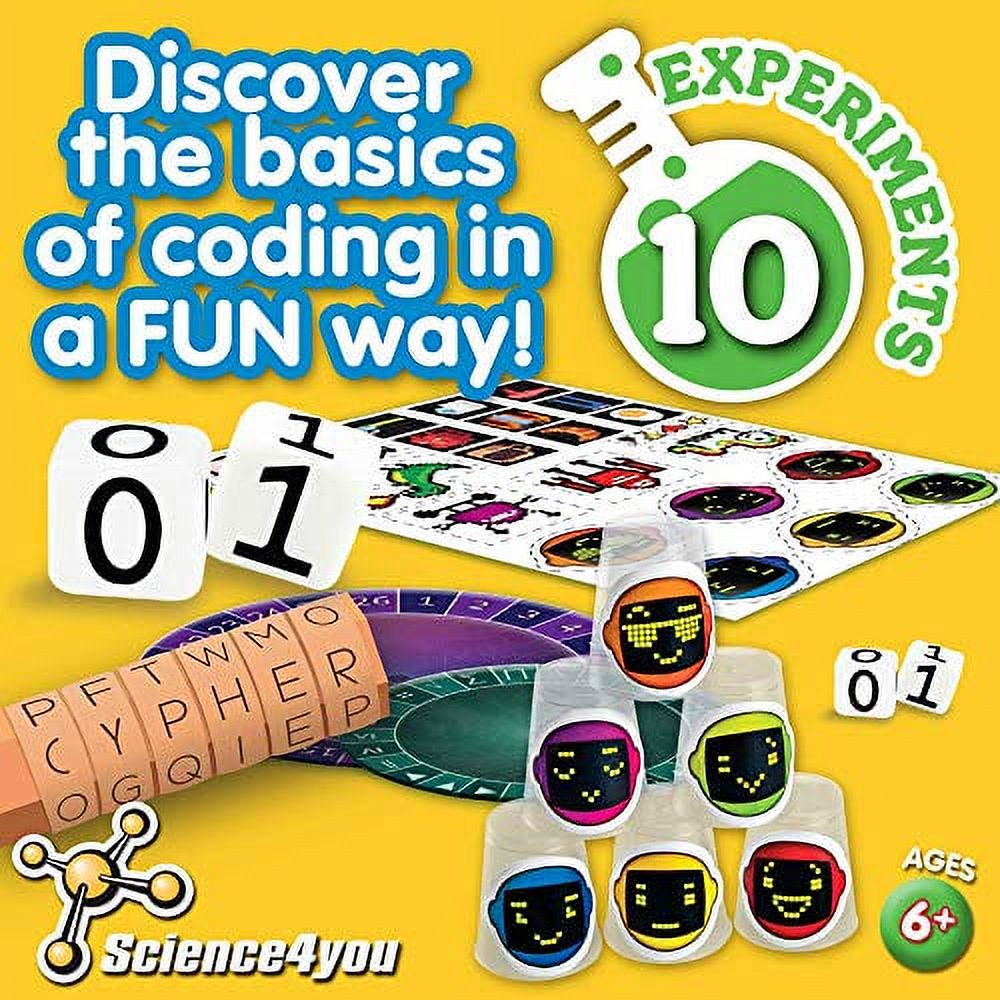 Coding Lab 10 Experiments Education Activity Kit for Kids Ages 6+ Q2410