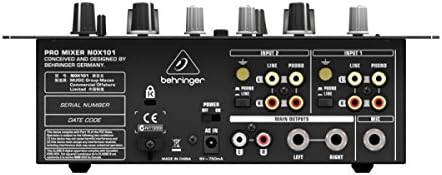2-Channel DJ Mixer Black Z771506