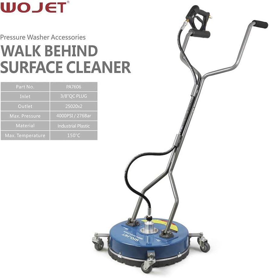 20 inch Pressure Washer Surface Cleaner with Castors R502