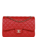 Red Caviar Double Flap Bag B6827