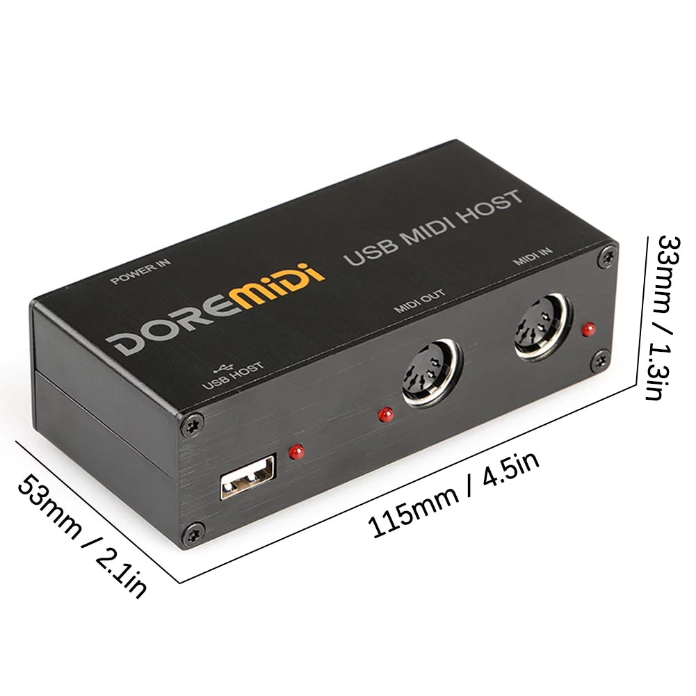 USB to MIDI Host MIDI Interface O38412