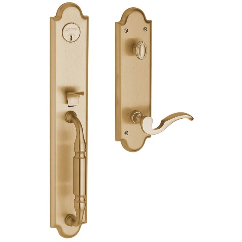 Dummy Set Handleset in Vintage Brass W6002