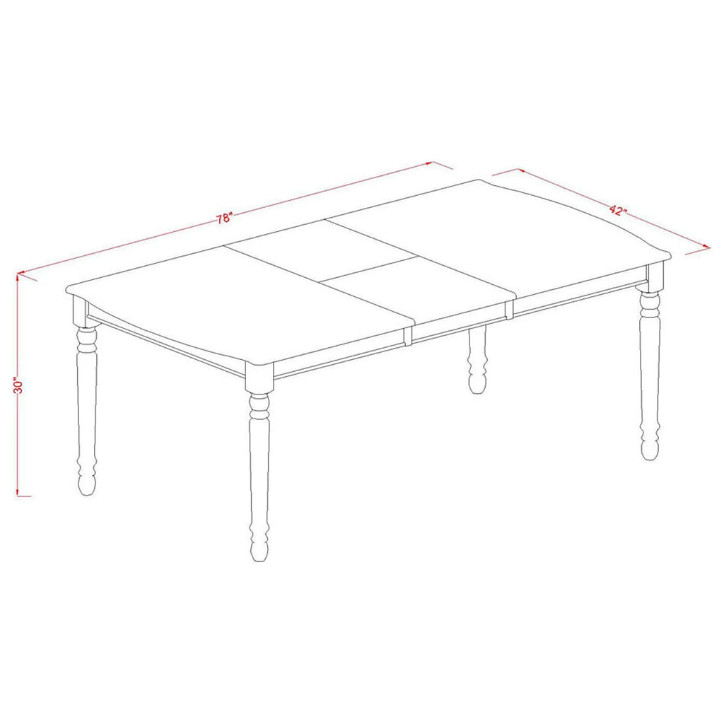 9 Piece Wood Kitchen Table Set H2871