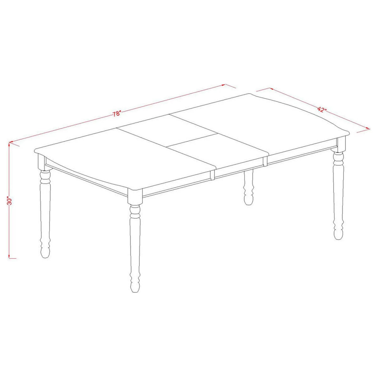 9 Piece Wood Kitchen Table Set H2871