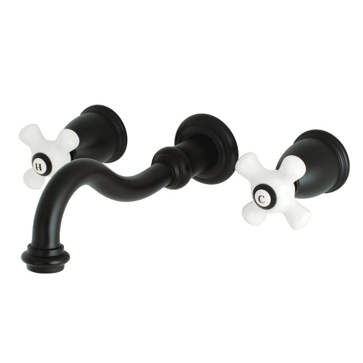 Brushed Nickel Wall Mount Tub Faucet Q266