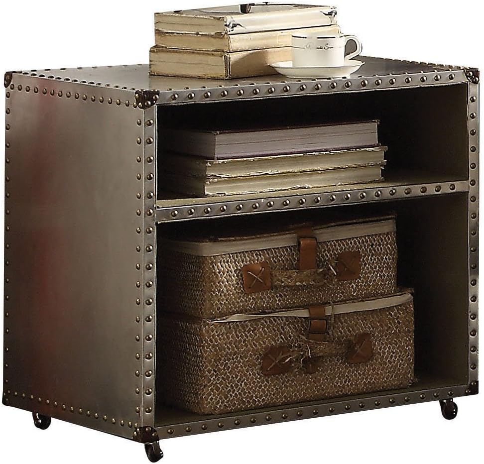 Aluminum Nightstand with USB and Power Dock Y168946