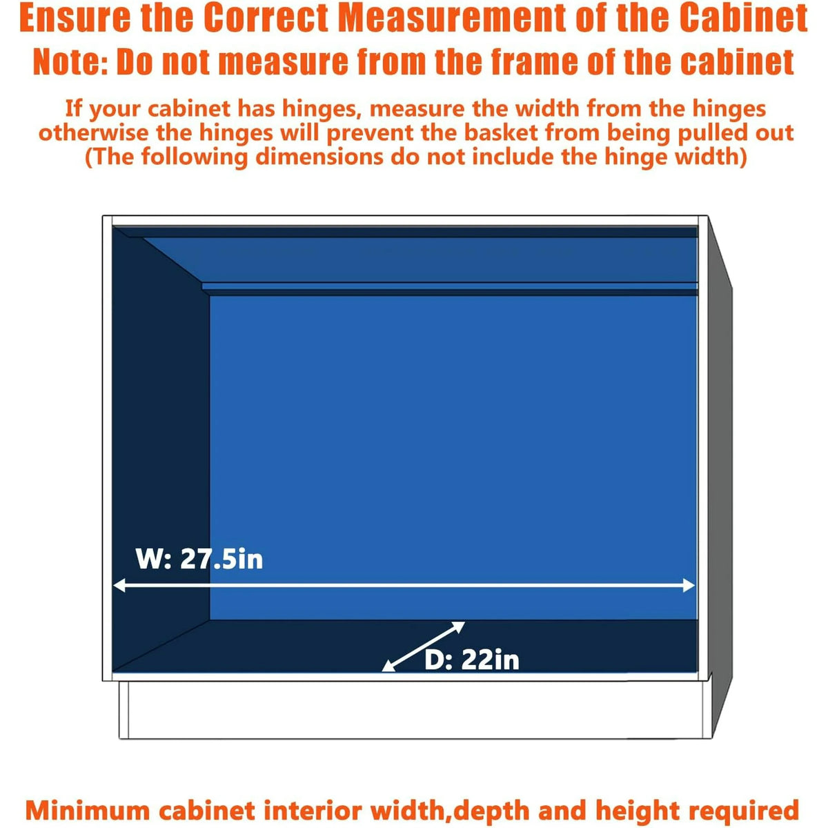 27W x 21½D Heavy Duty Pull Out Cabinet Shelves Q1432