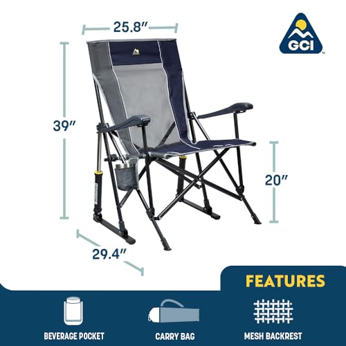 Collapsible Rocking Camping Chair A61491