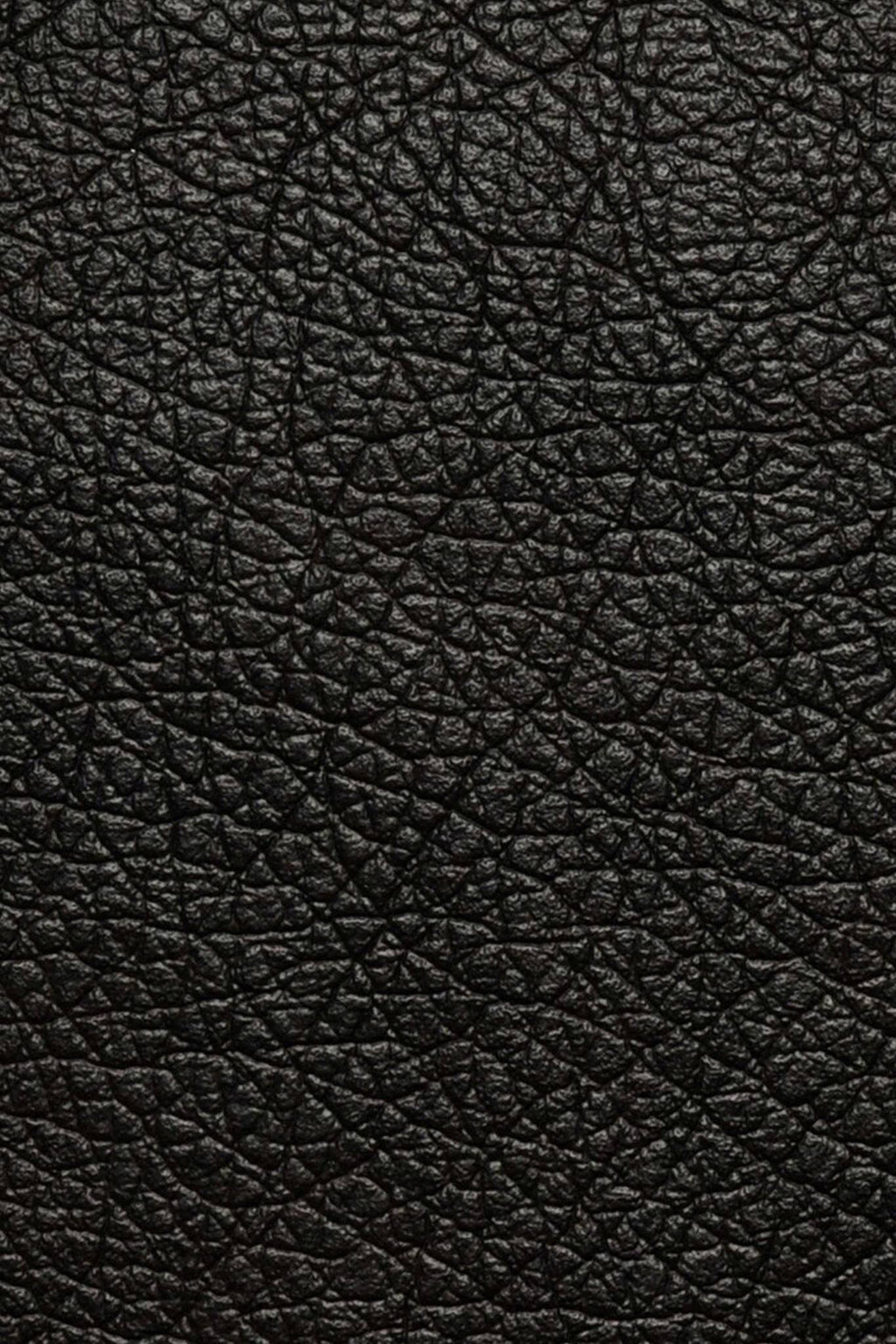Black Refillable Leather Compact Case G647