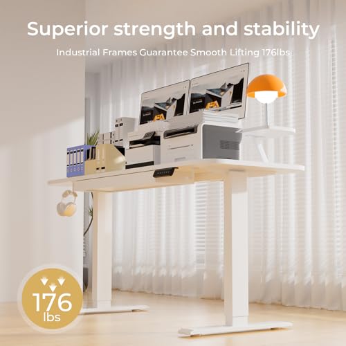 Black Electric Standing Desk with Drawers H8917