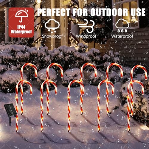 10 Pcs Solar Pathway Lights B410