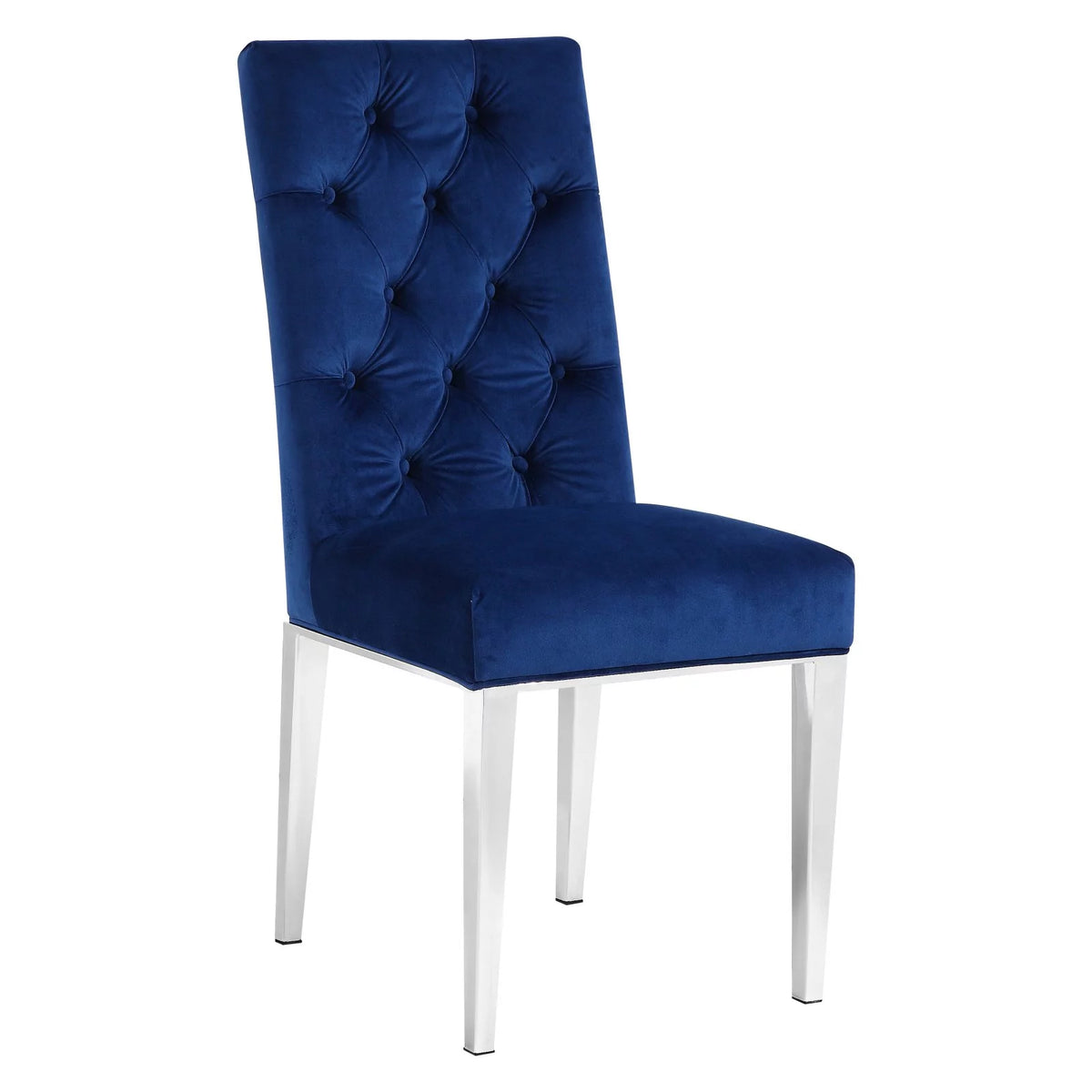 Black Velvet Dining Chair Set of 2 O2512