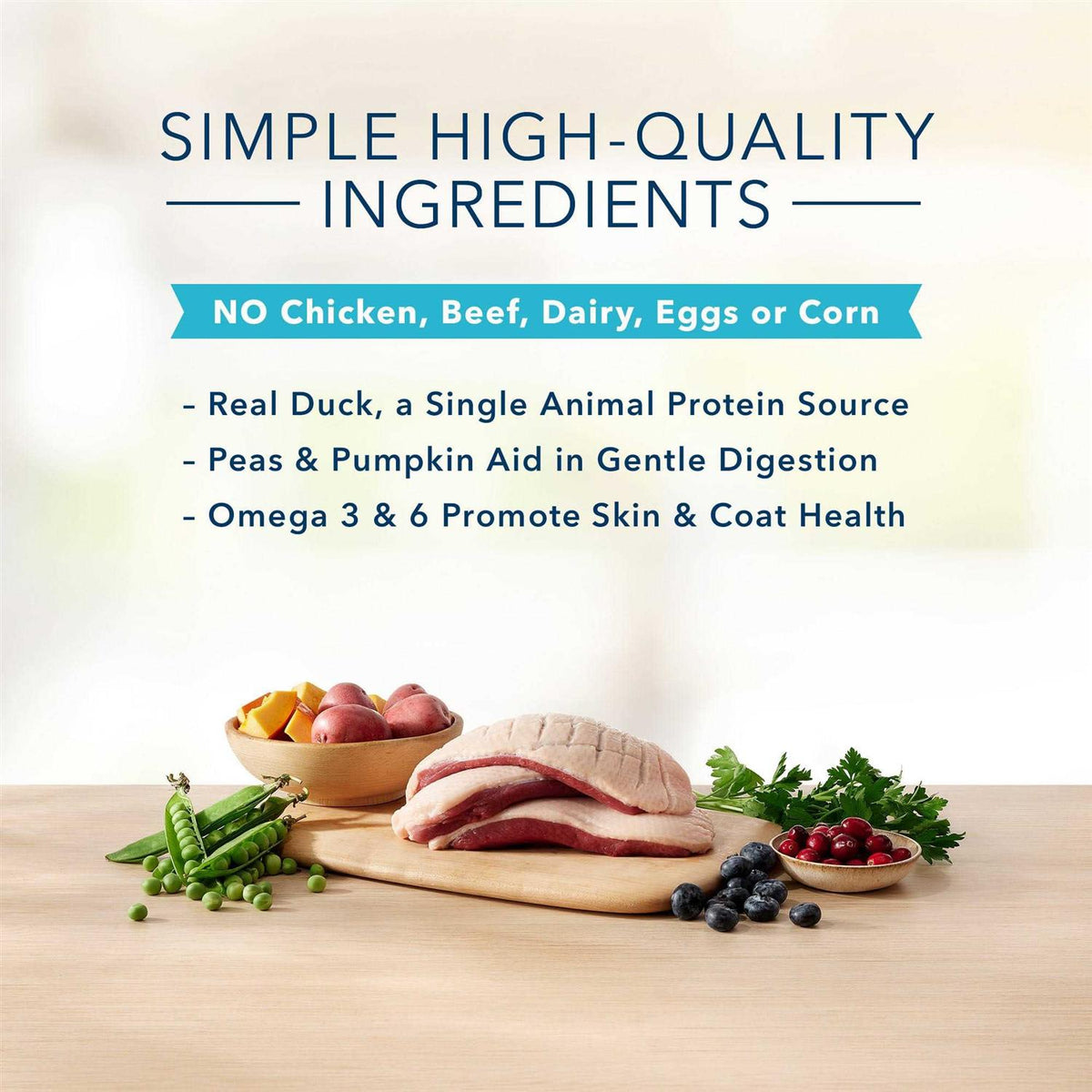 Grain Free Indoor Adult Dry Cat Food Duck & Potato X690