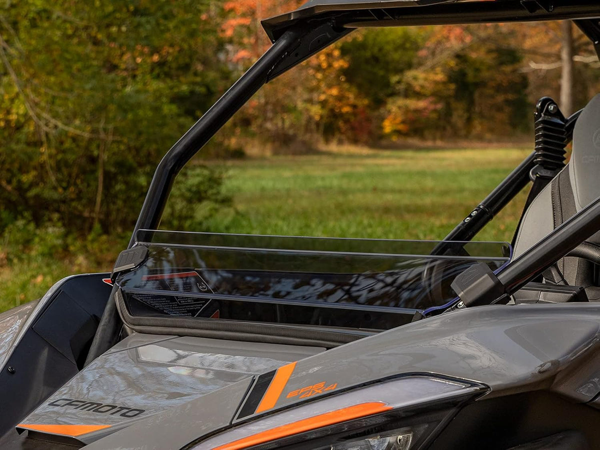 Clear 1/4 Polycarbonate Half Windshield I515