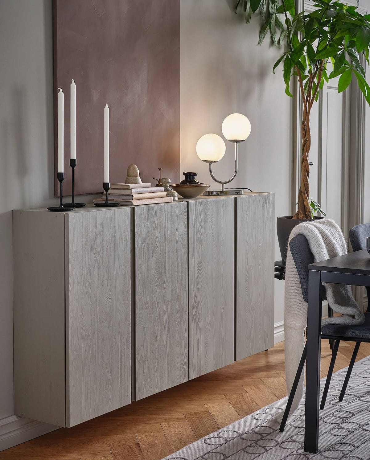 Ivar Cabinet, Pine, 32x12x33 K12915