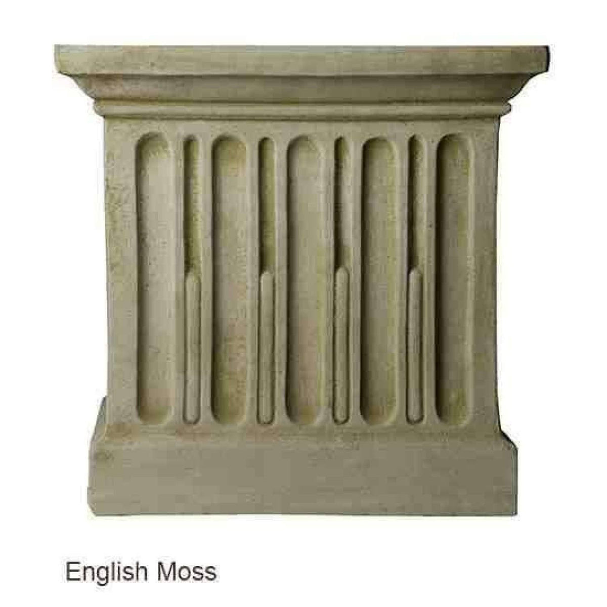 Aged Limestone Standing Lotus Buddha R704