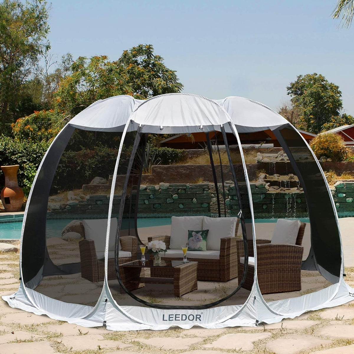 10'x10' Gray Pop Up Canopy Tent H146328