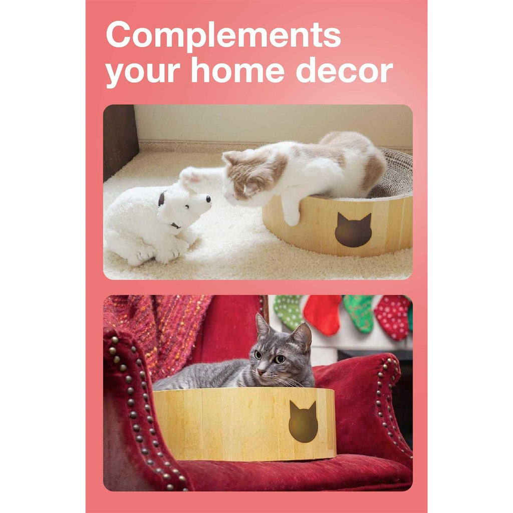 Cozy Cat Scratcher Bowl T7348