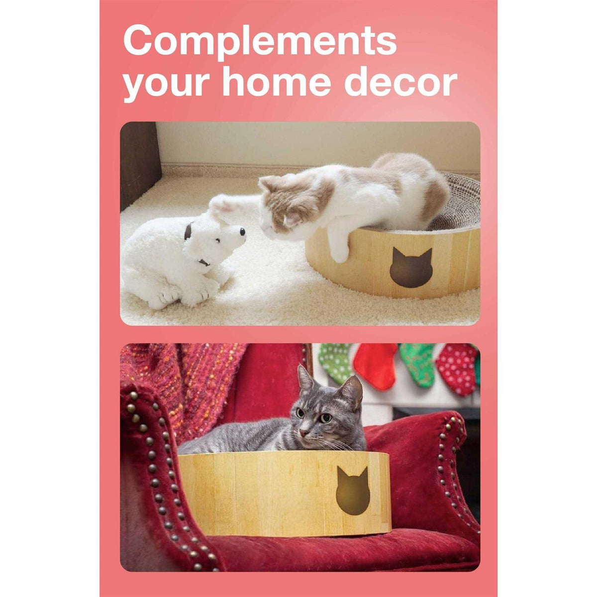 Cozy Cat Scratcher Bowl T7348