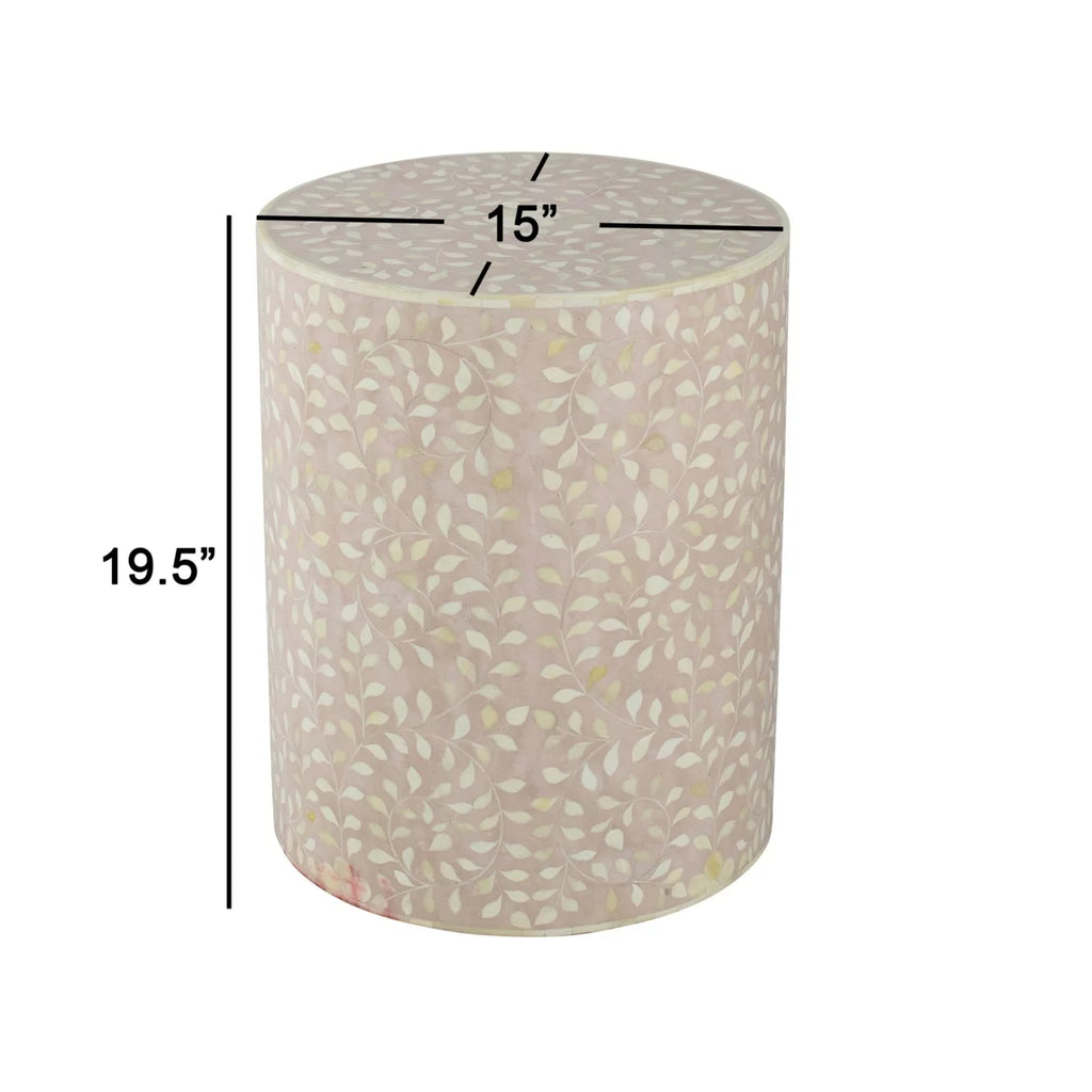 20 Inch Round Wood Side End Table Y79349