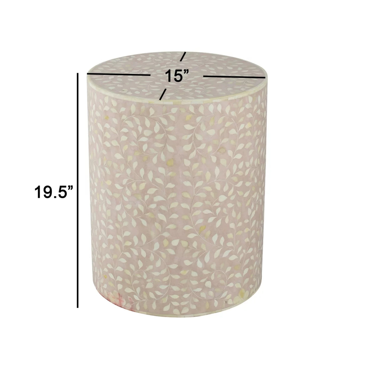 20 Inch Round Wood Side End Table Y79349