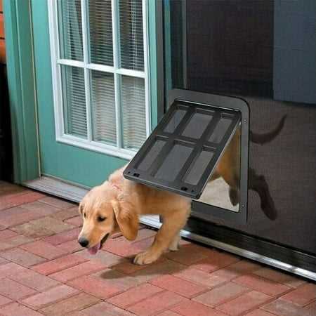 Black Large Magnetic Pet Screen Door X48804