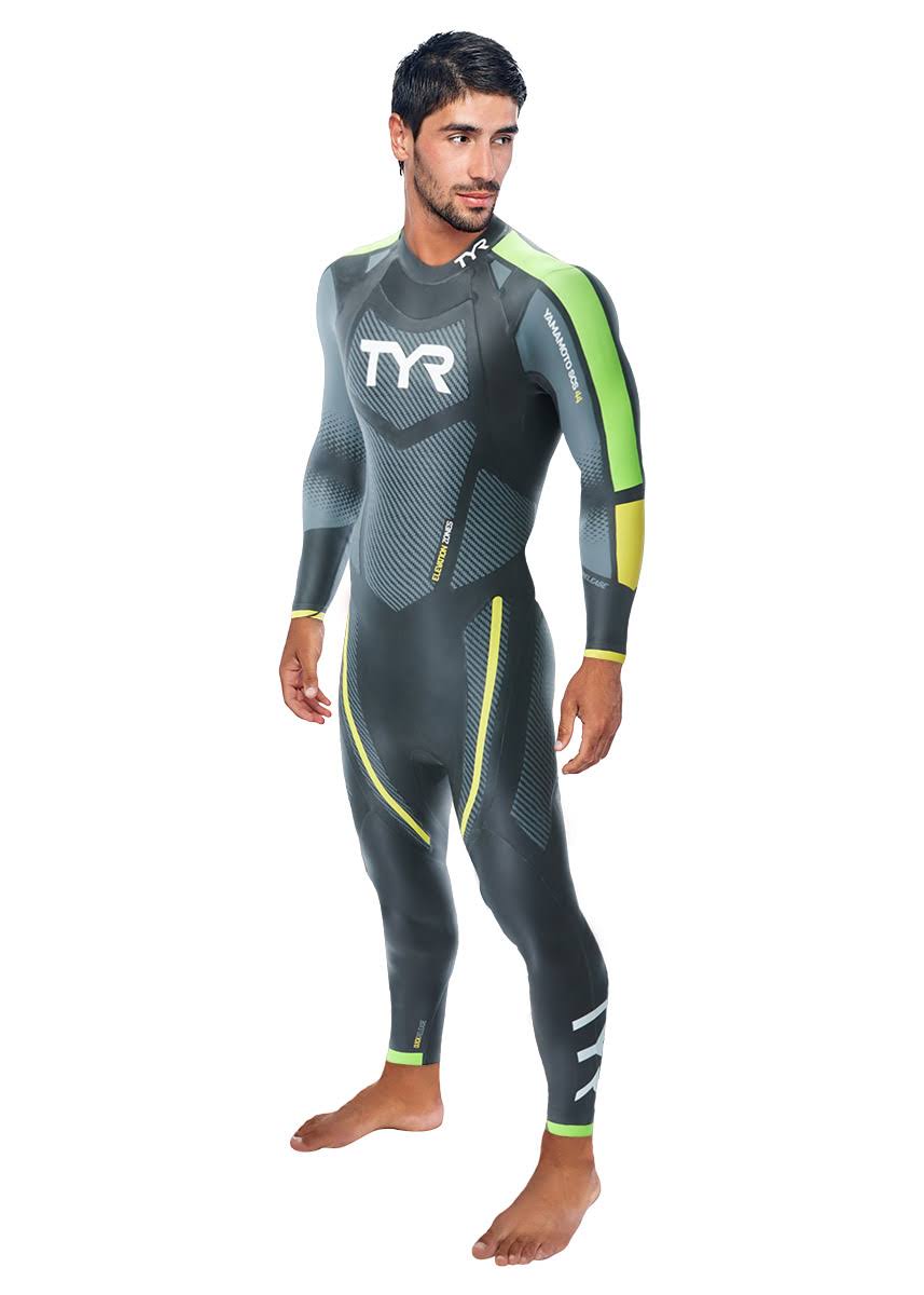Black/Green/Yellow Wetsuit V6649