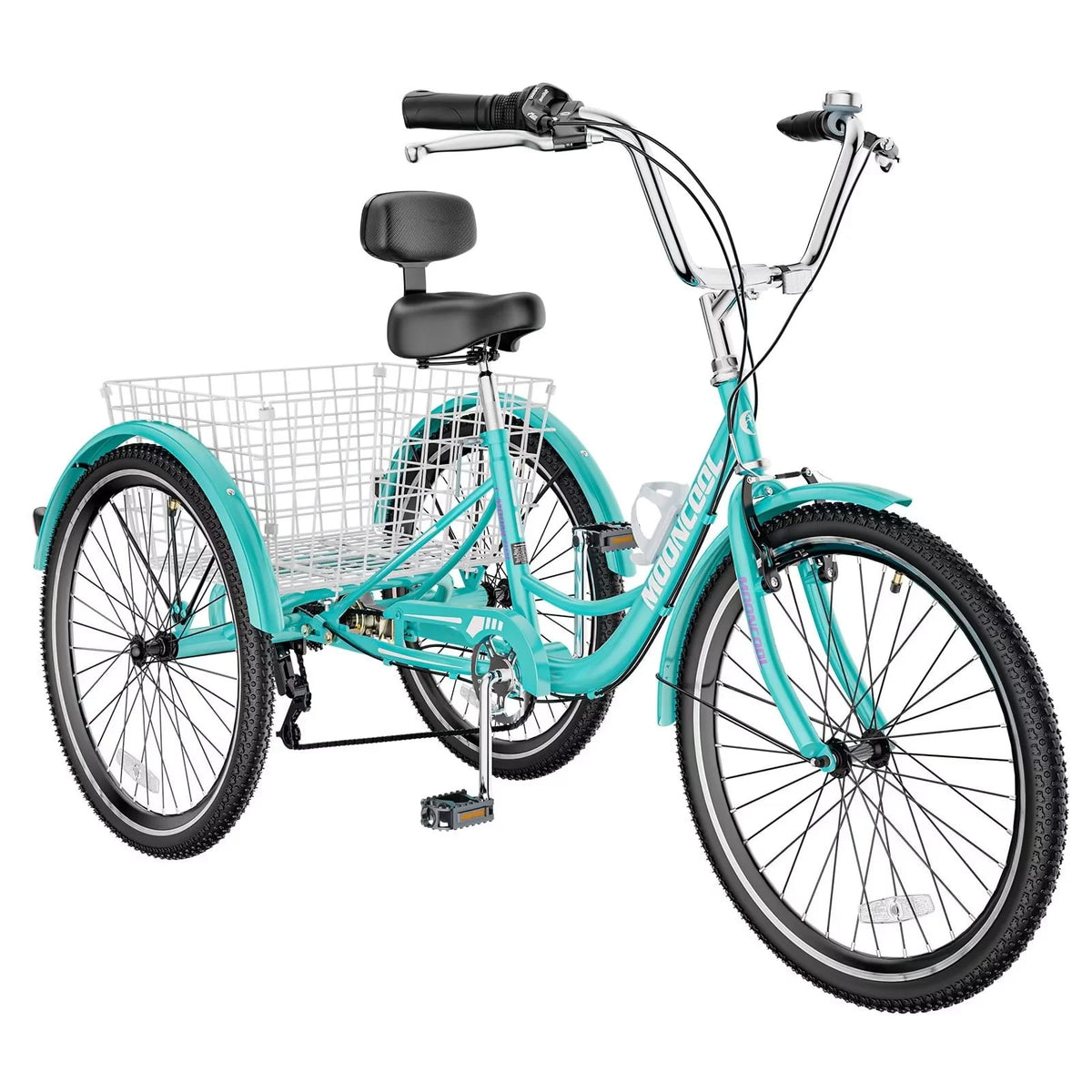 20/24/26 inch 7 Speed 3 Wheel Bicycle with Basket C350