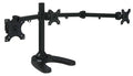 Triple Freestanding Height Adjustable Monitor Desk Mount, Black N9383