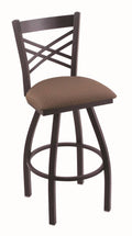 Black Wrinkle Finish Counter Stool with 360 Swivel S541463
