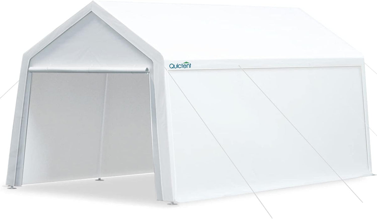White 10'x20' Heavy Duty Car Canopy Garage X94636