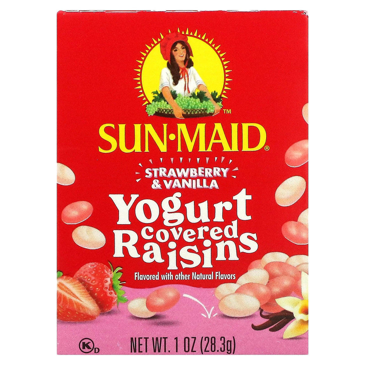 Yogurt Covered Raisins Strawberry & Vanilla 6 Boxes N53446