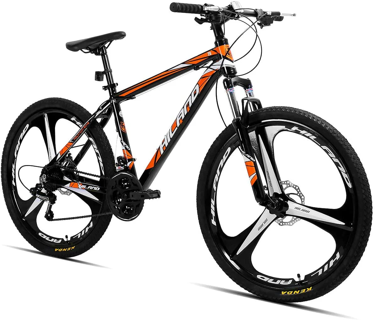 Black 21 Speed Aluminum Mountain Bike Q3409