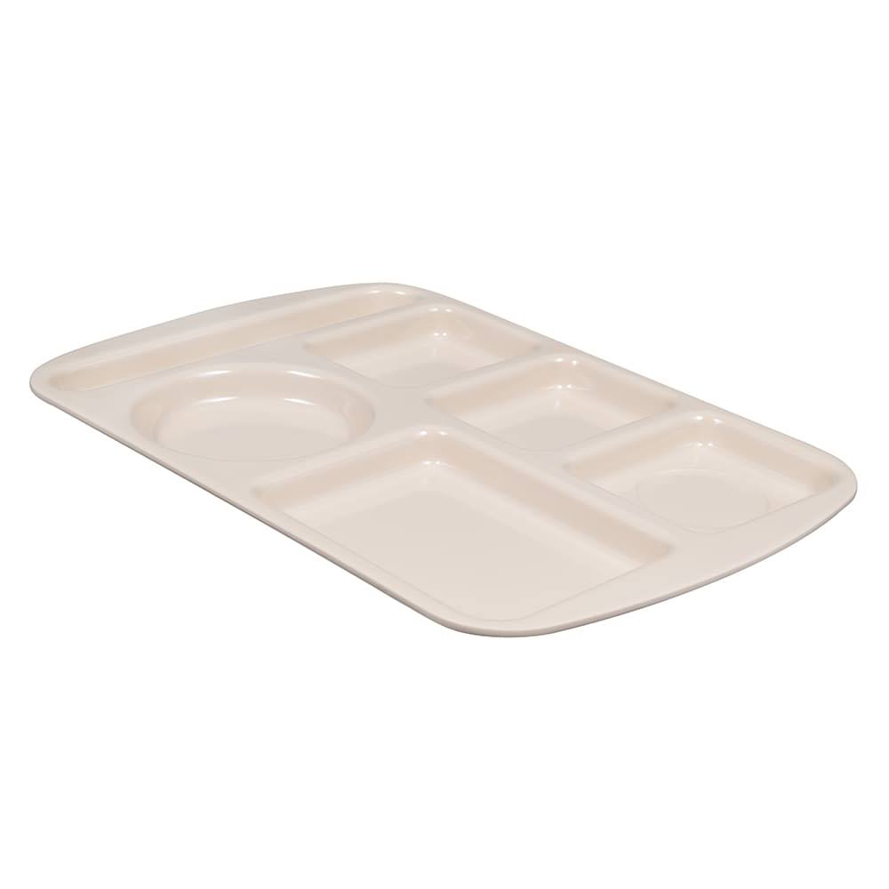 Tan School Cafeteria Compartment Tray I6860