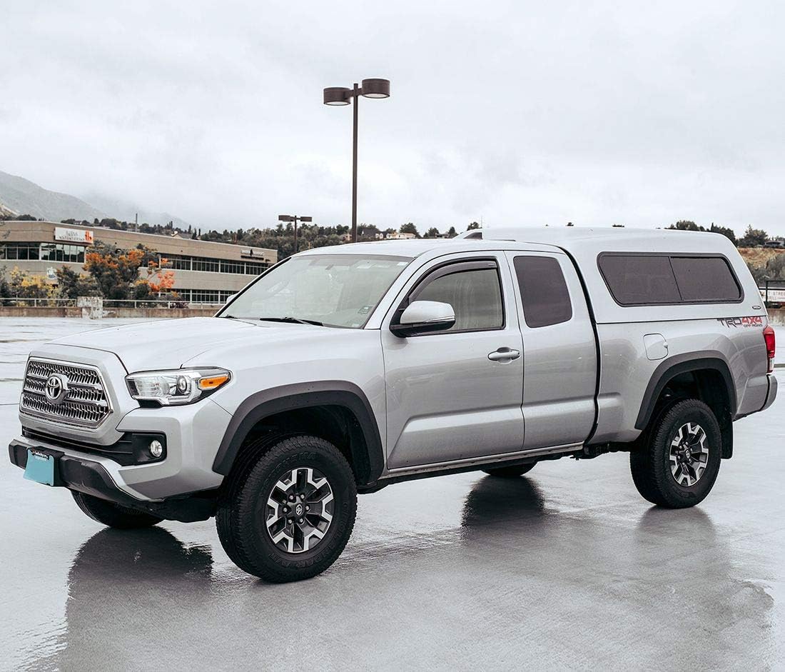 Shatterproof in-Channel Window Deflectors for Toyota Tacoma 2016-2022 Access Cab, 2 pcs I63155