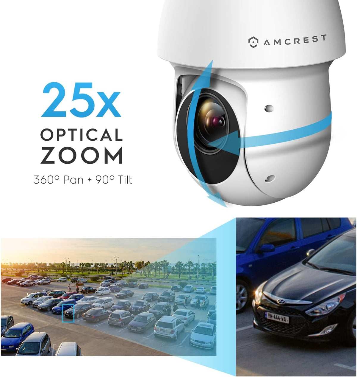 4MP Outdoor PTZ POE IP Camera 25x Optical Zoom F6308