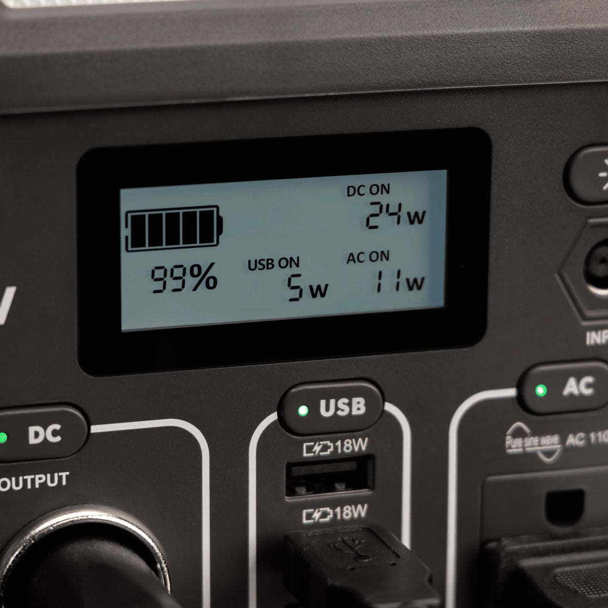 Portable Power Station 288.6Wh Solar Powered Battery P402382