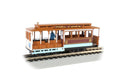HO Maroon & Tan Cable Car with Grip Man X359